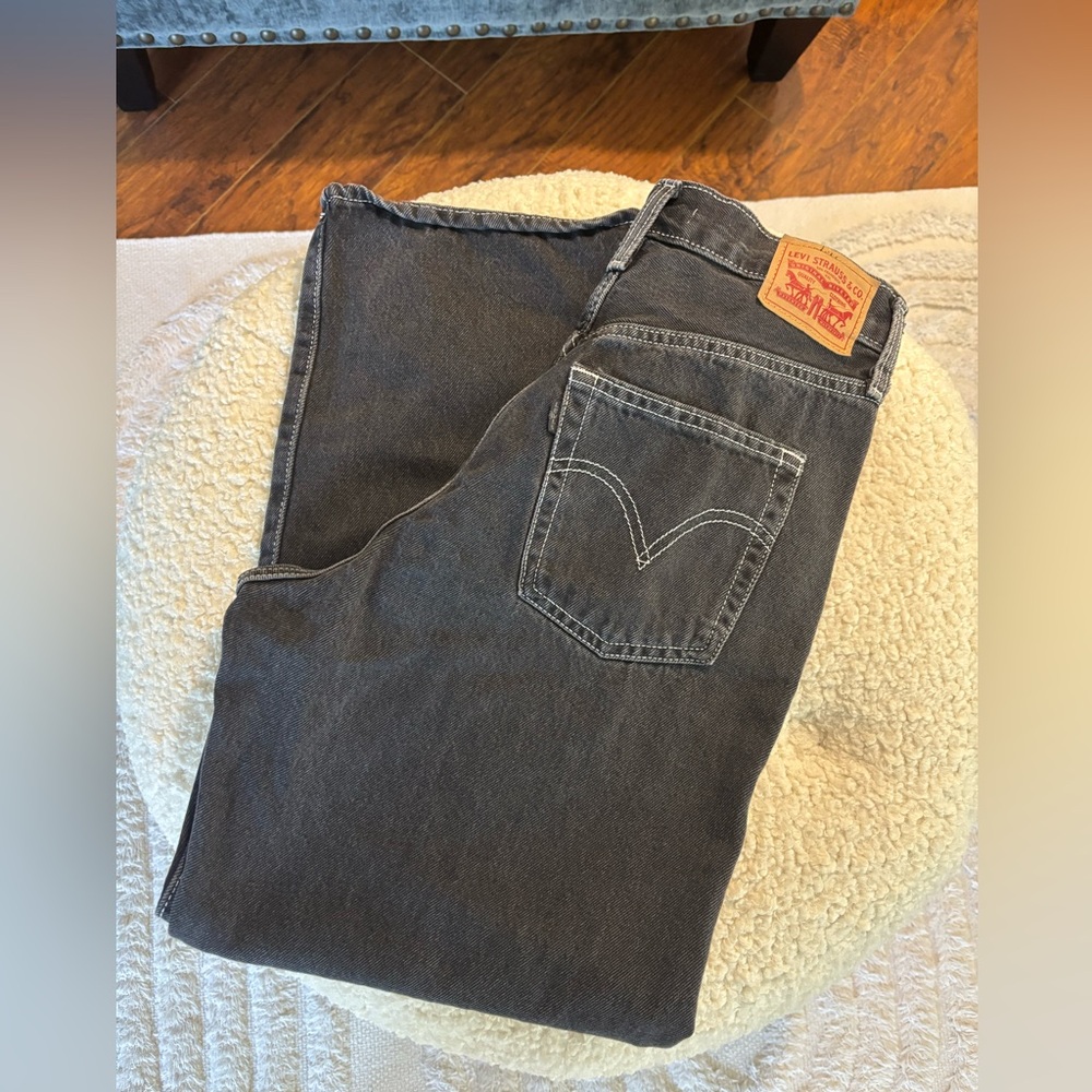 Levi's High Rise Jeans - Dark Gray